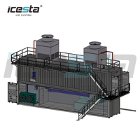 Bizter Compressor 20ton 50 100 ton kabut buatan Mesin pembuat salju luar ruangan untuk resor ski untuk dijual