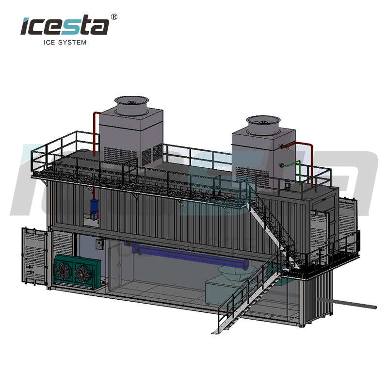 Bizter Compressor 20ton 50 100 ton artificial fog Snow making Machine outdoor for ski Resort for sale