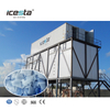 Icesta Long Service Life Evergy Saving 120 Tons Container Flake Ice Machine Plant with Automatic Ice Storing and Rake Ice Delivery System $480000