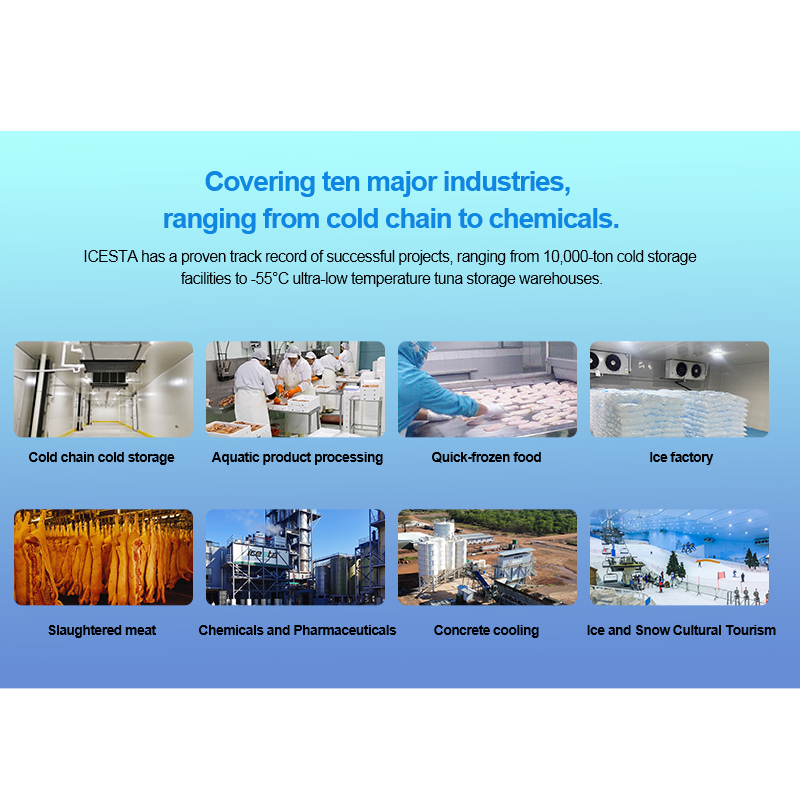 ICEST Ammonia Refrigeration Compressor Unit High Efficiency Compressor Cooling System for Ice Machine And Cold Room