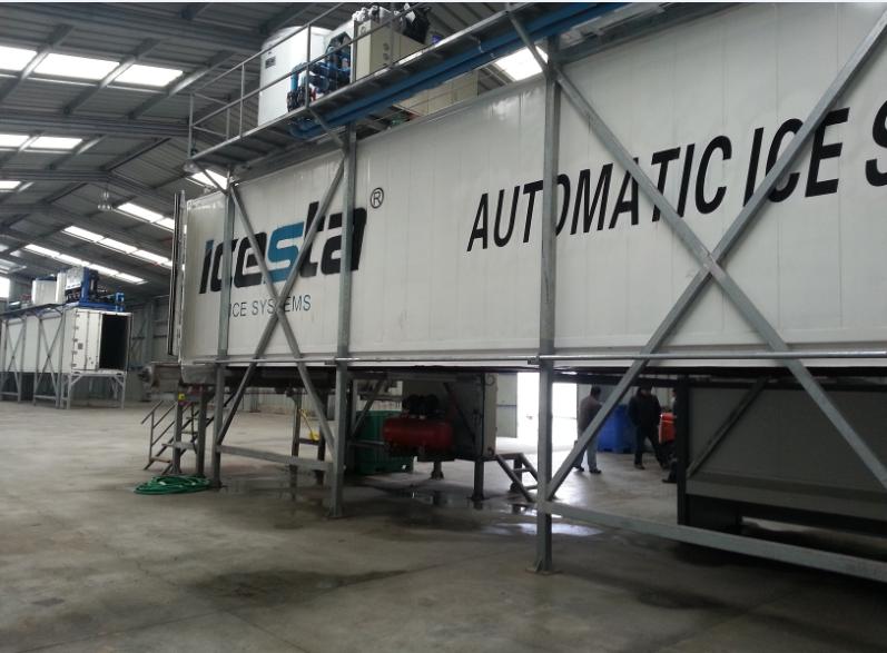 Icesta 30T containerized ice plant + 30T Silo