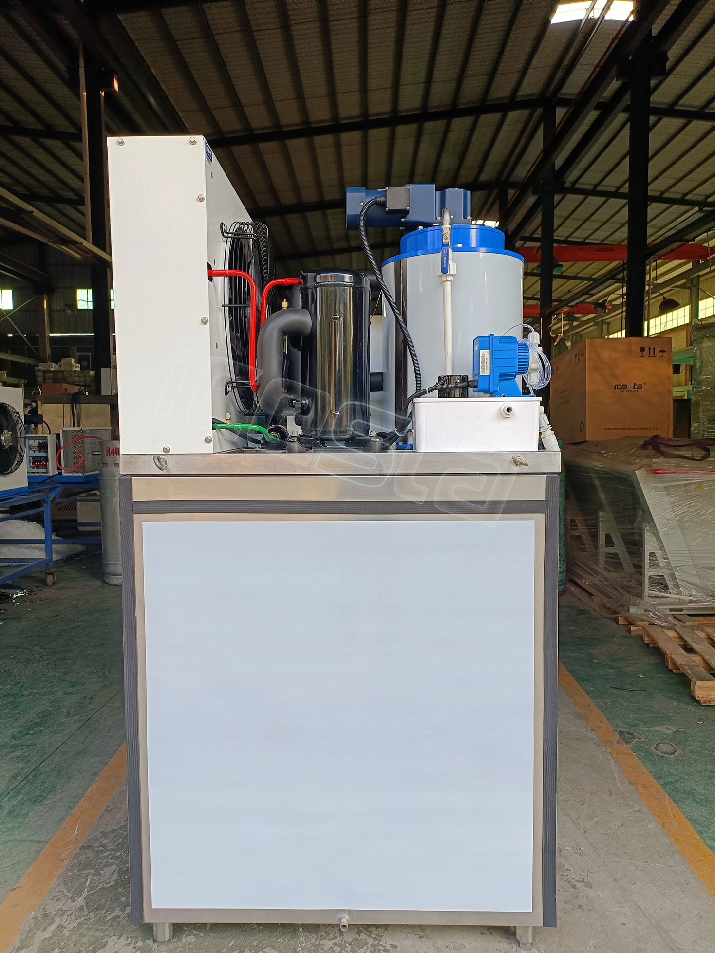Commercial flake ice machine new style 300kg 500kg 1 ton from sale Manufacturer ICESTA US$2200 - US$5000