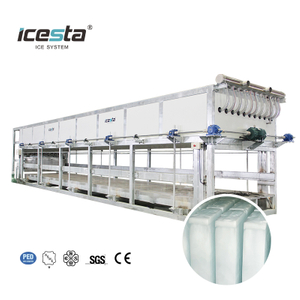 ICESTA 5-15t Galvanized Direct-cooling Block Ice Making Machine