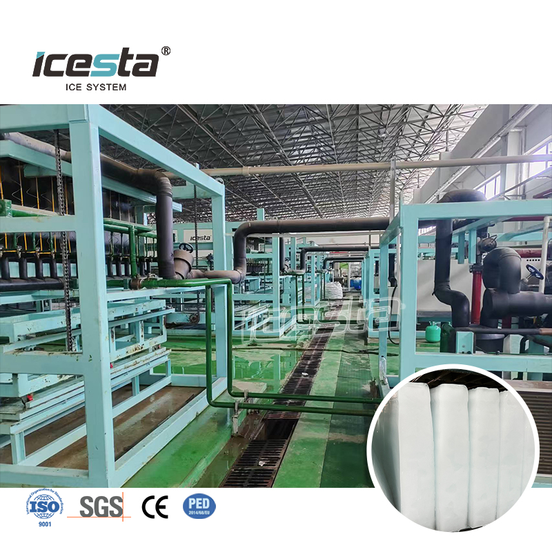 ICESTA 10-50 Ton Containerized Block Ice Making Machine