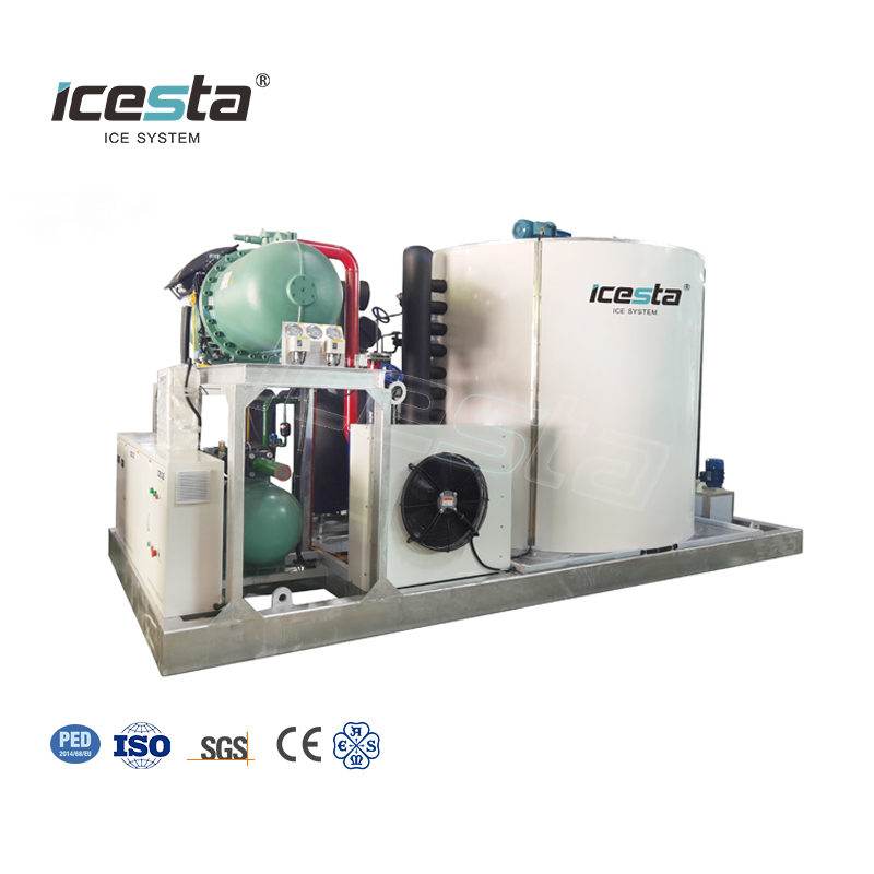 40t Flake Ice Making Machine for Fishery | ICESTA Manufacturer
