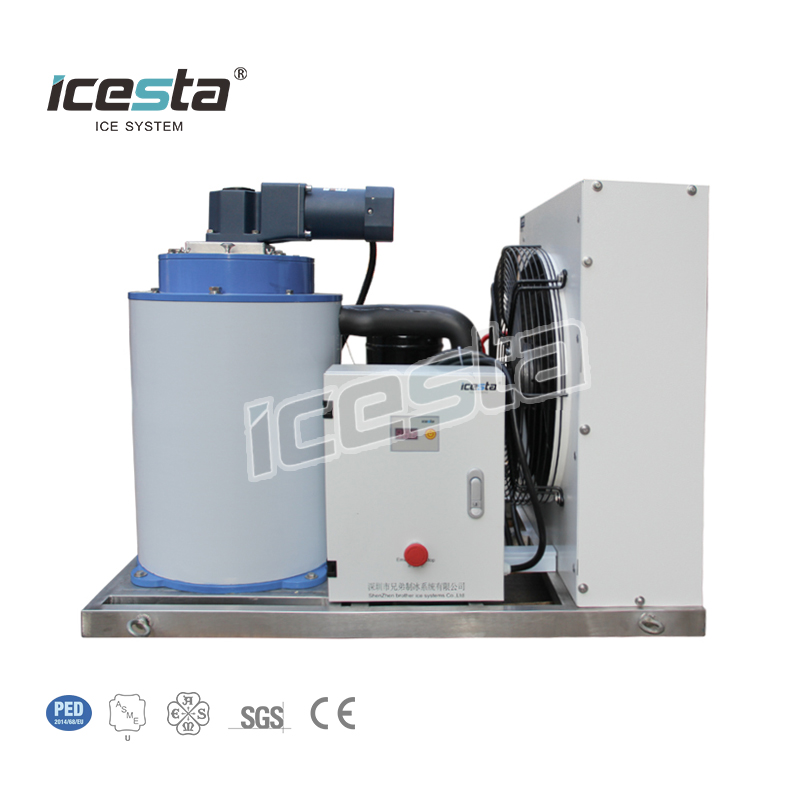ICESTA 500kg 0.5Ton Commercial Flake Ice Machine | For Fish & Seafood