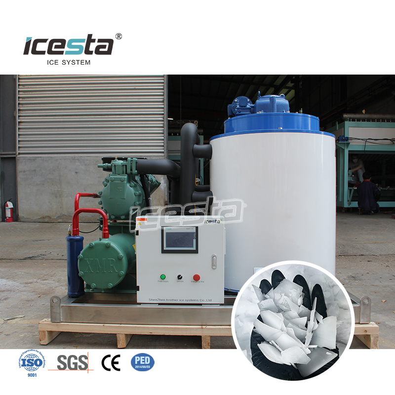 5t Good Quality Commercial Flake Ice Machine | ICESTA Manufacturer