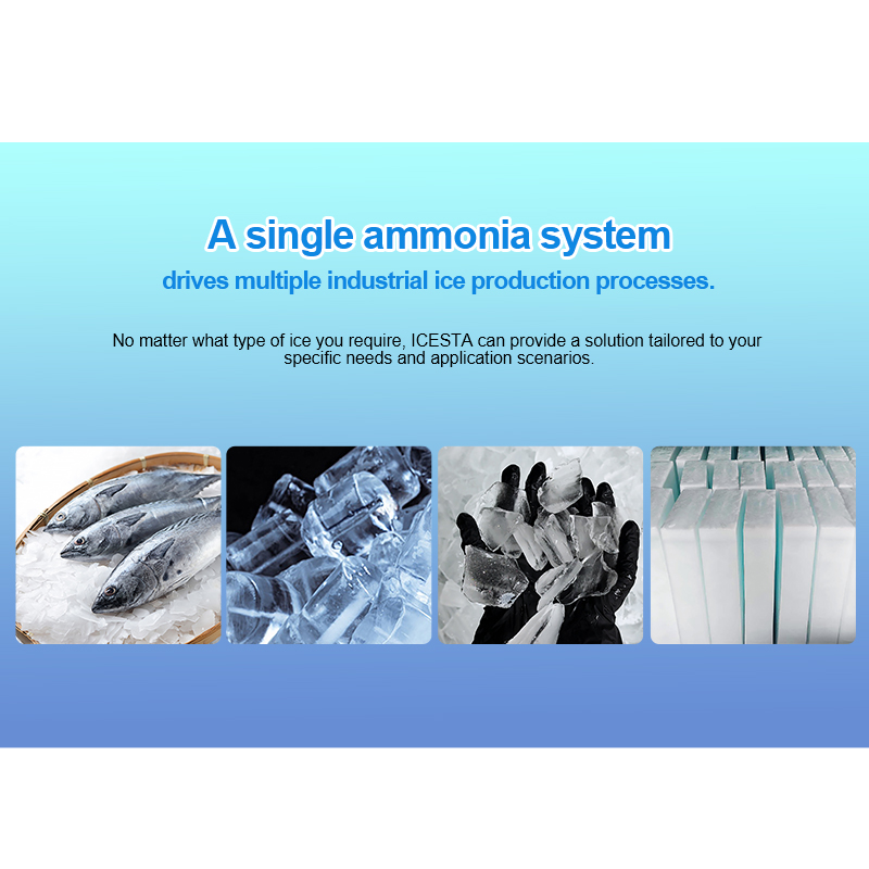 ICEST Ammonia Refrigeration Compressor Unit High Efficiency Compressor Cooling System for Ice Machine And Cold Room