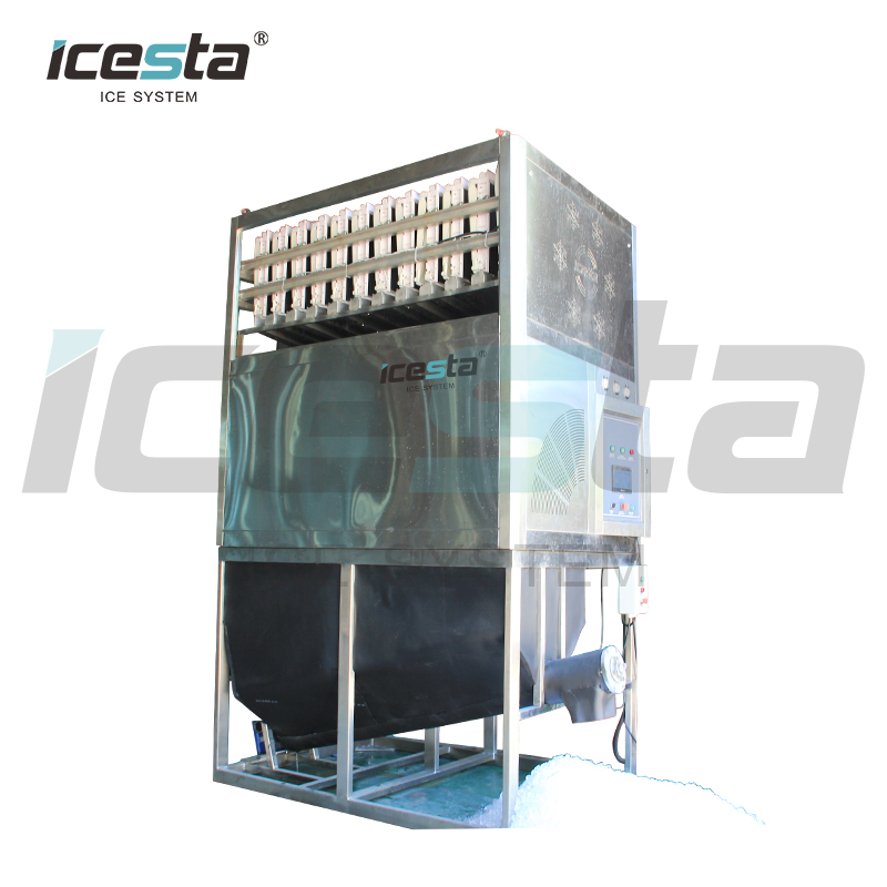 Icesta 5 Ton Ice Cube Machine Block Ice Machine Maker Cube