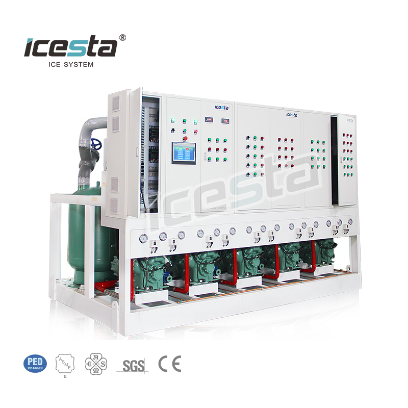 ICESTA high relible Long Service Life 210hp big Industrial Parallel piston compressor condensing unit $140000