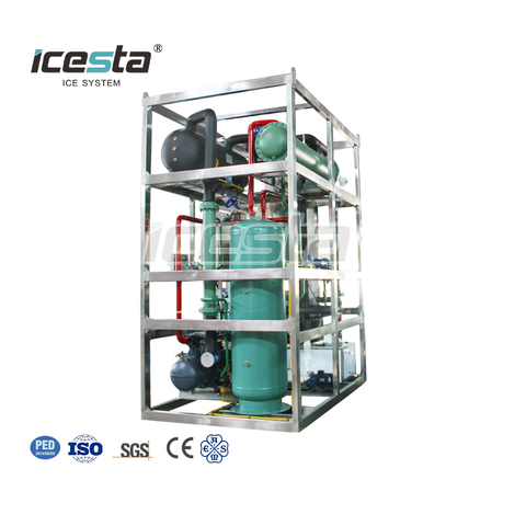 10 Ton tube ice machine ICESTA new style Industrial Energy saving High Productivity transparent evenly edible tube ice $30000-$40000