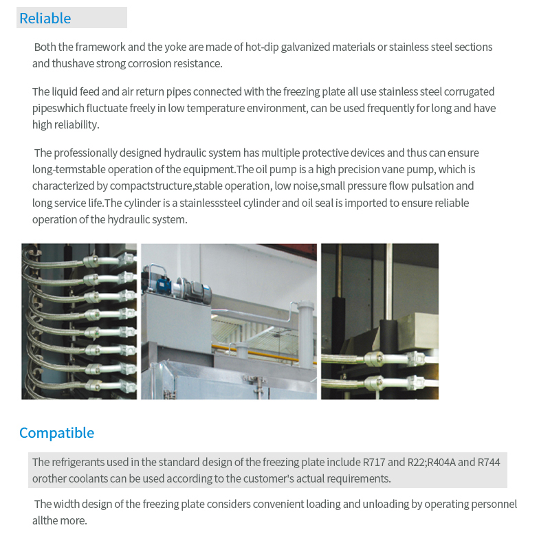 ICESTA Stainless Steel Low Temp Horizontal Plate Freezer with Condensing Unit $20000-$50000