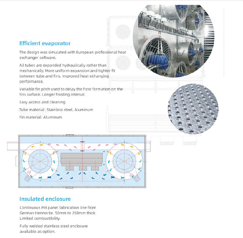ICESTA Factory Price Low Consumption High Efficiency Iqf Machine Beef Fish Automatic Industrial Double Spiral Belt Freezer