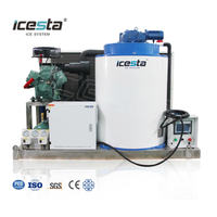 ICESTA 5t 10t 15 Ton Per Day Industrial Flake Ice Machine