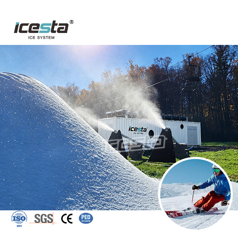 All Season Artificial Snow Maker System for Indoor Ski Resort Daily Operation