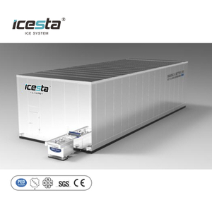 ICESTA Otomatis iqf Spiral Freezer mesin pembekuan cepat Industrial Compact dan Higienis Self-stacking Spiral Freezer